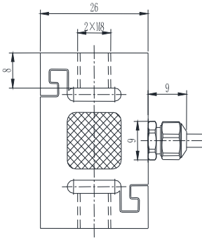 S型拉壓力傳感器CAZF-LS40尺寸圖