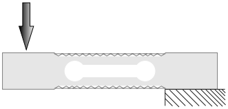 CAZF-W130稱重傳感器受力方式圖